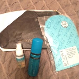 New tanning lot.. A st Tropez mini set. With tanning mitt!!